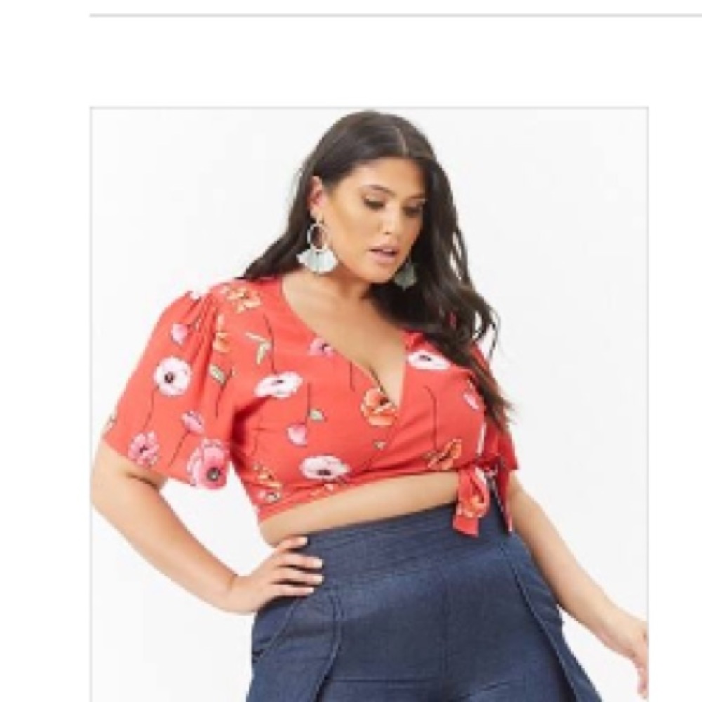 Floral crop top